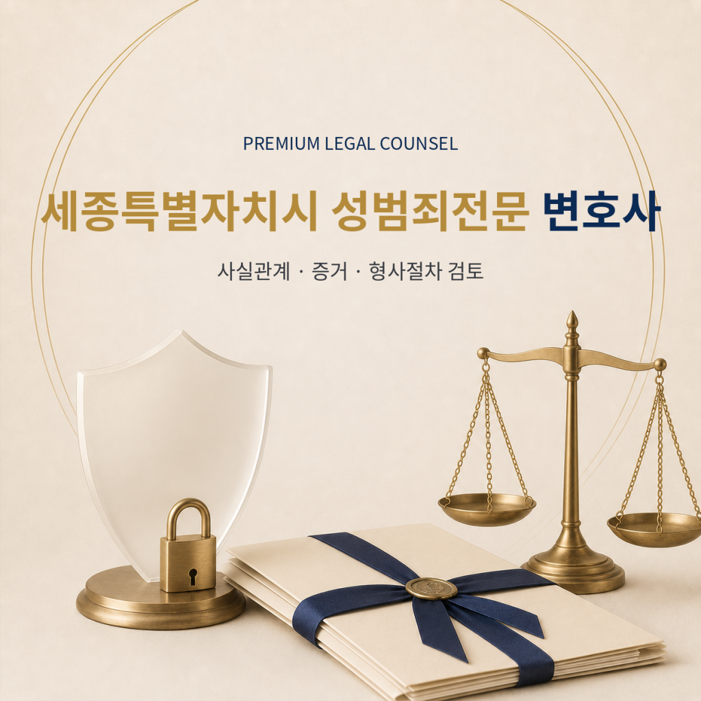 세종특별자치시 성범죄전문 변호사