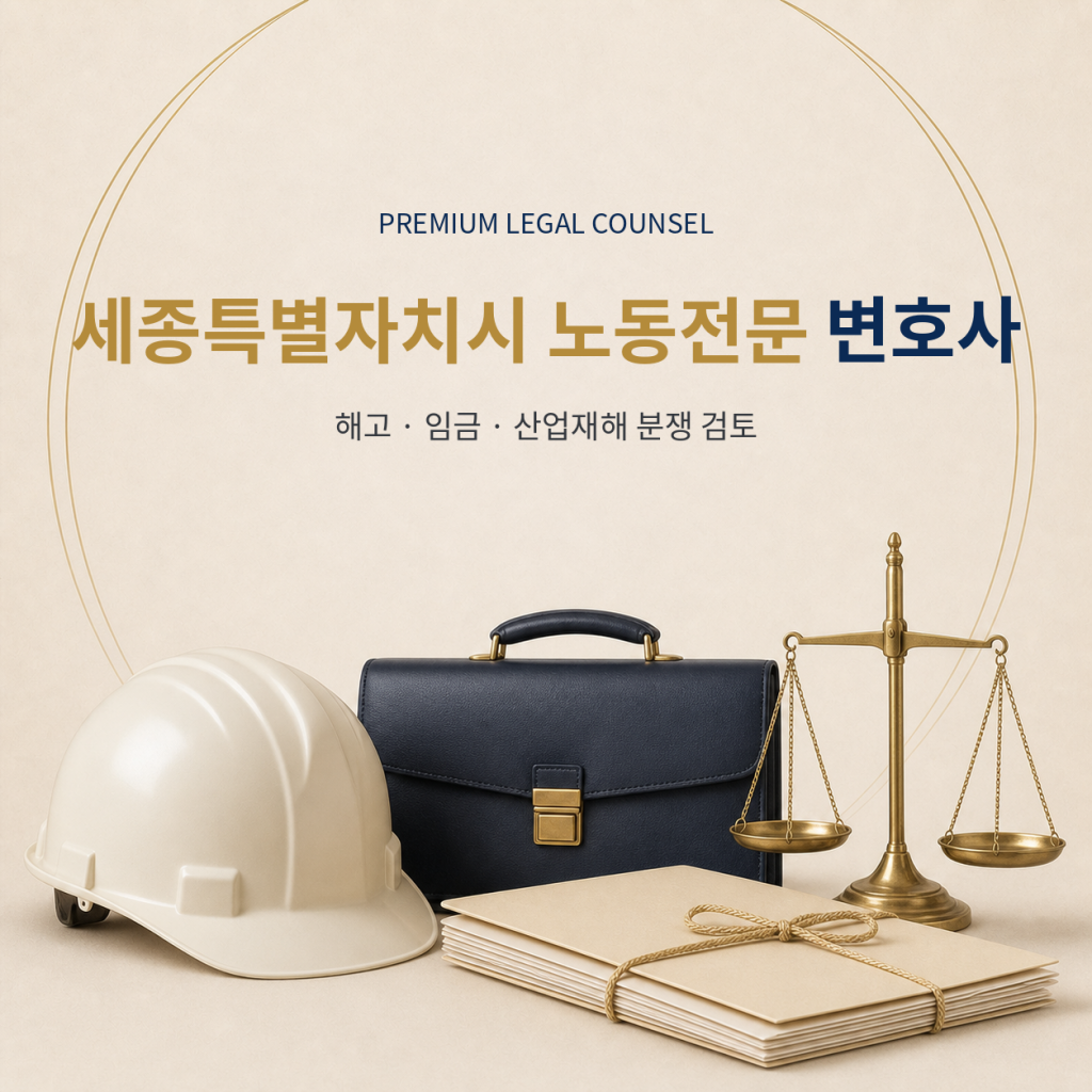 세종특별자치시 노동전문 변호사